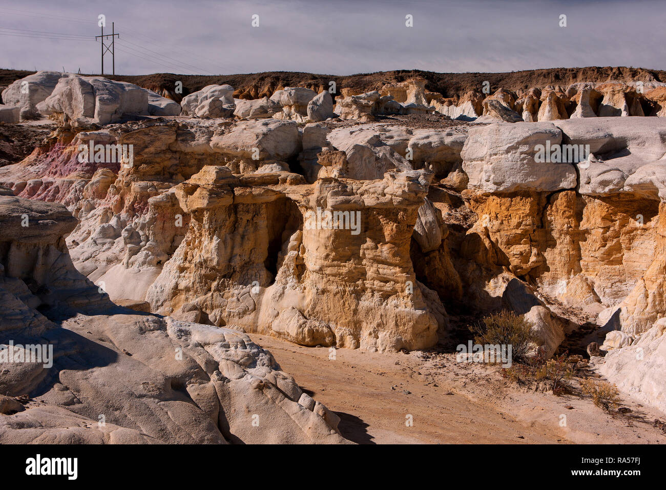 Paint Mines Interpretive Park Stock Photo Alamy