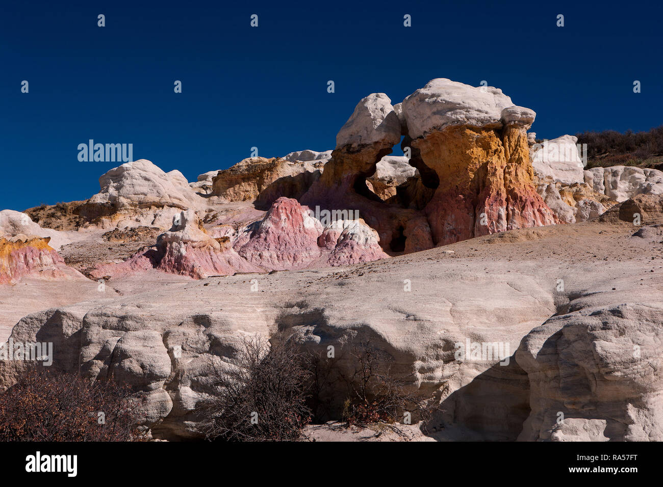 Paint Mines Interpretive Park Stock Photo Alamy