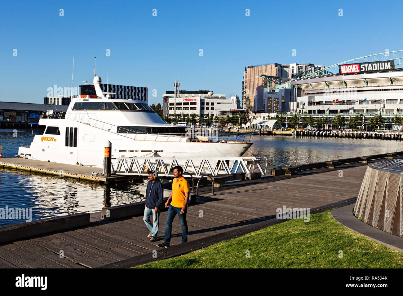 The Luxury Charter Boat Quest Iii Berthed In Victoria - 