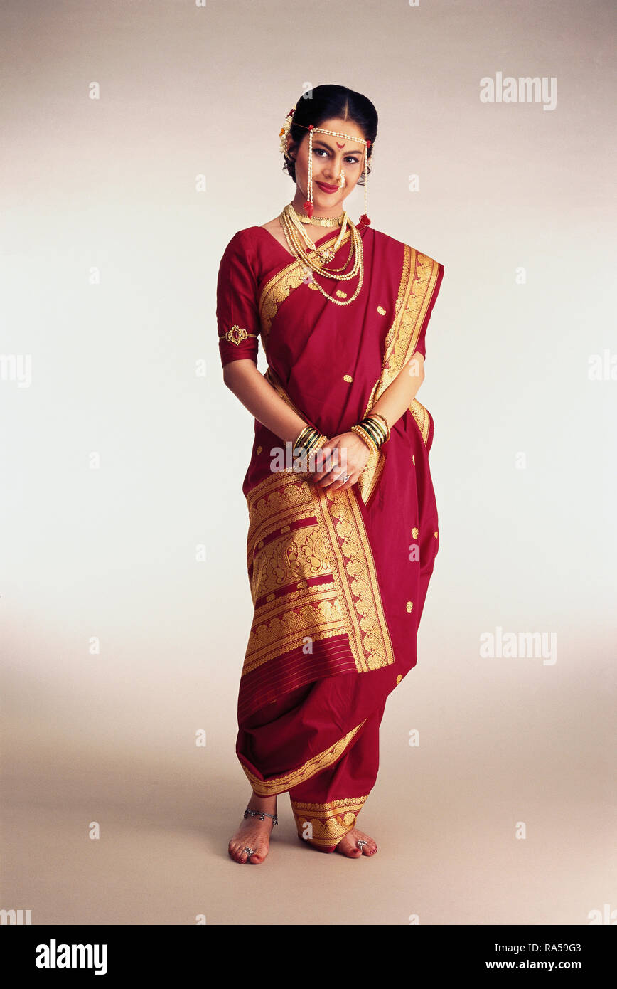 Marathi Bridal Nauvari Saree Designs - K4 Fashion-nextbuild.com.vn