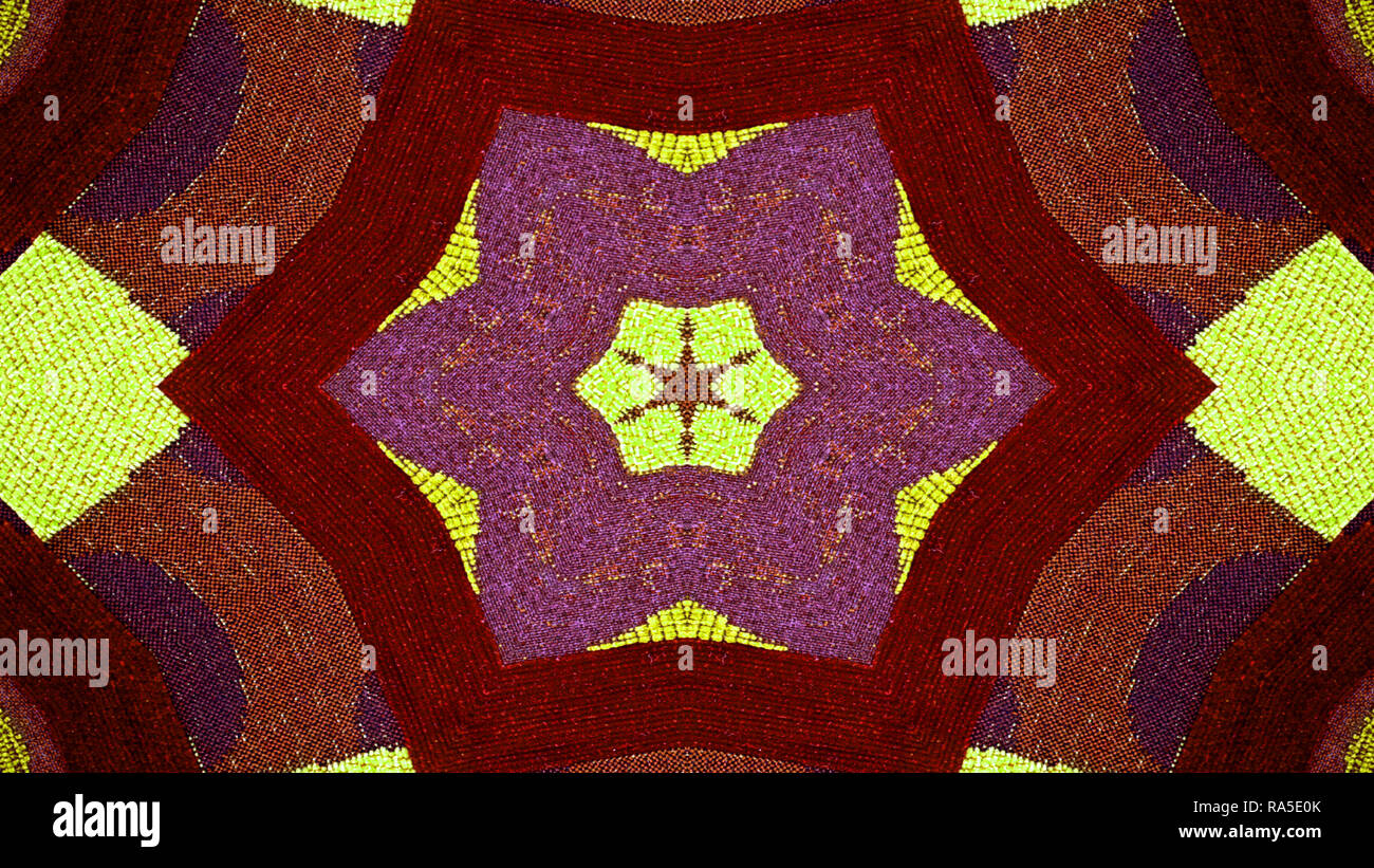 Abstract Ethnic Authentic Symmetric Pattern Ornamental Decorative ...