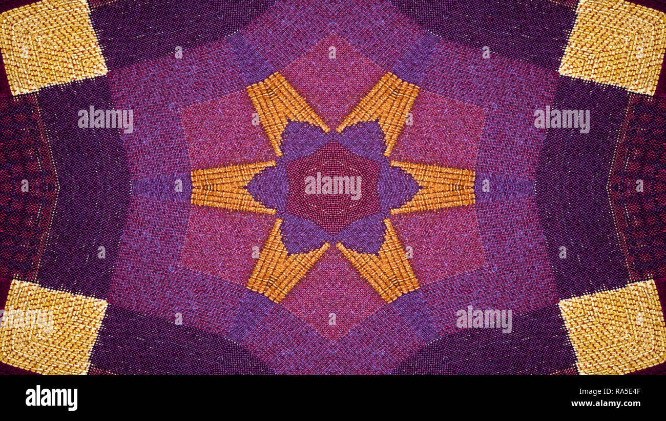 Abstract Ethnic Authentic Symmetric Pattern Ornamental Decorative ...