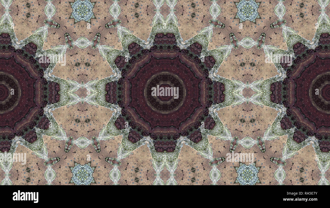 Abstract Ethnic Authentic Symmetric Pattern Ornamental Decorative ...