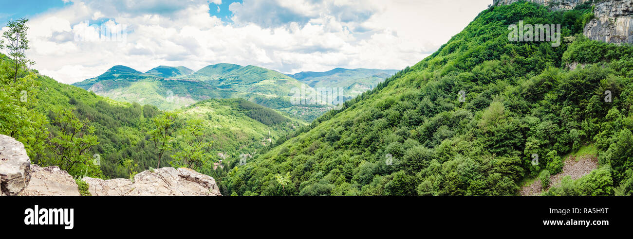 Vazov trail, Balkan Mountains, Bulgaria Stock Photo