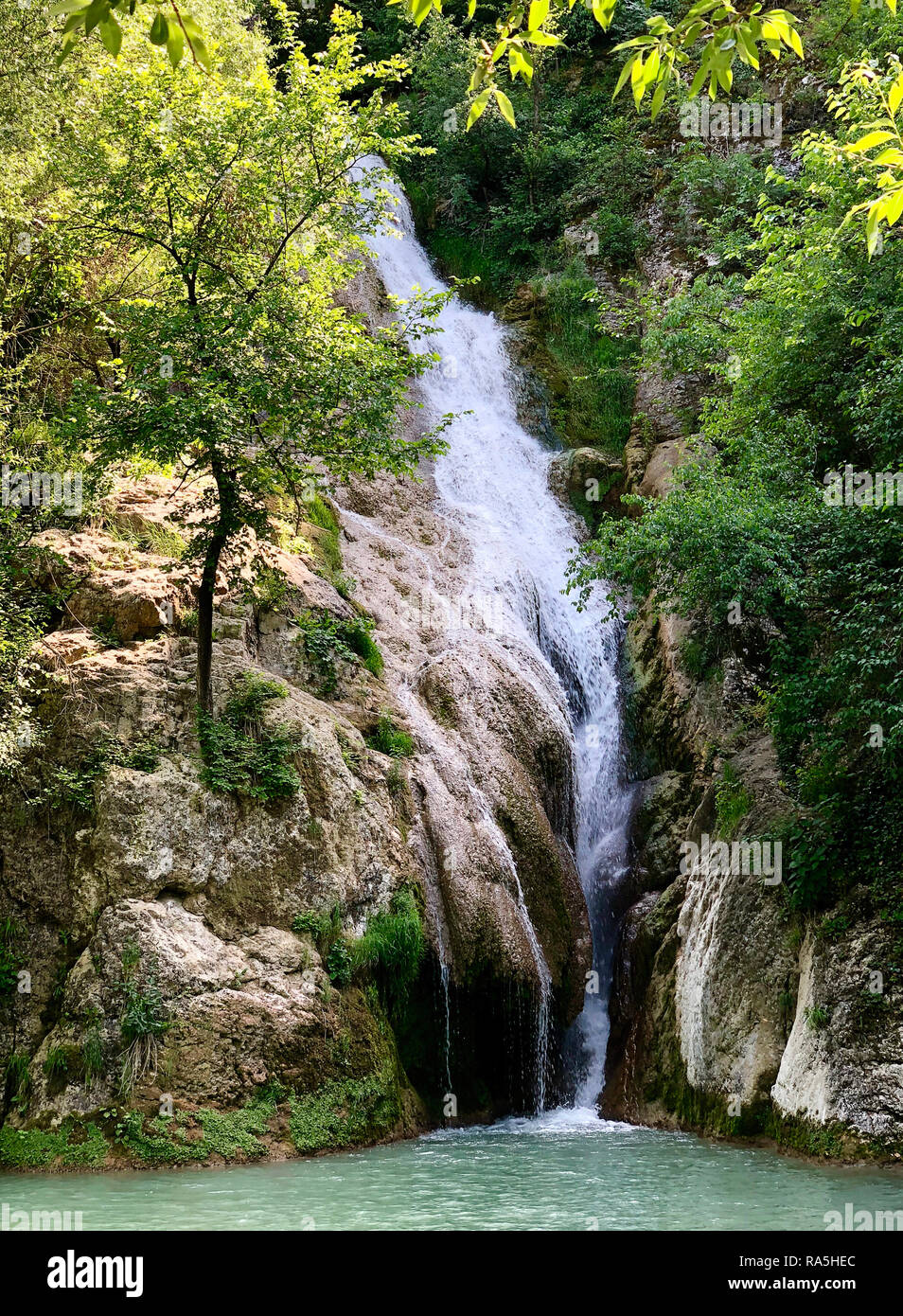 Kaya Bunar waterfall in Bulgaria, Europe Stock Photo