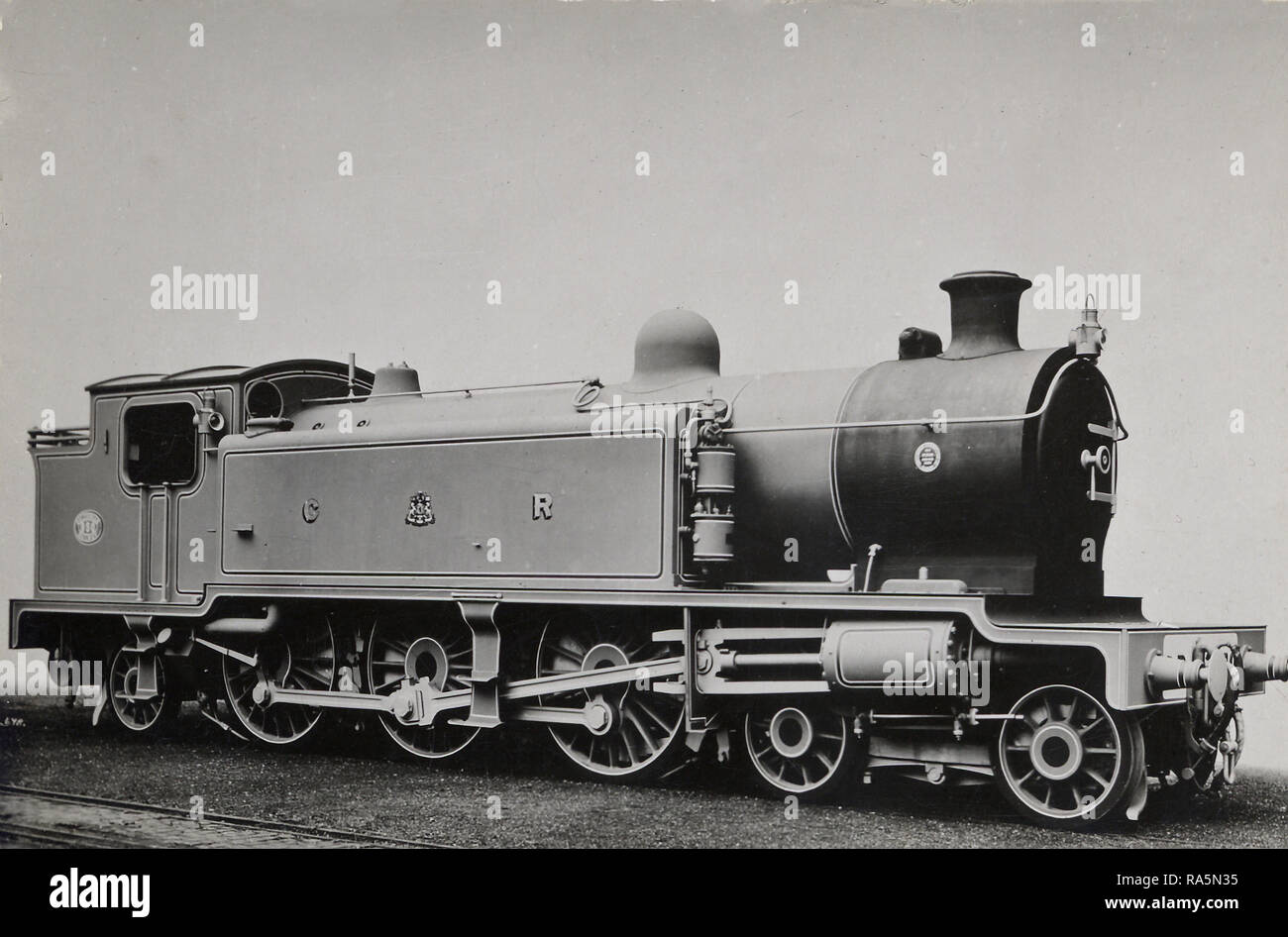Caledonian railway 944 Class 4-6-2T No.944 in photographic grey Stock Photo
