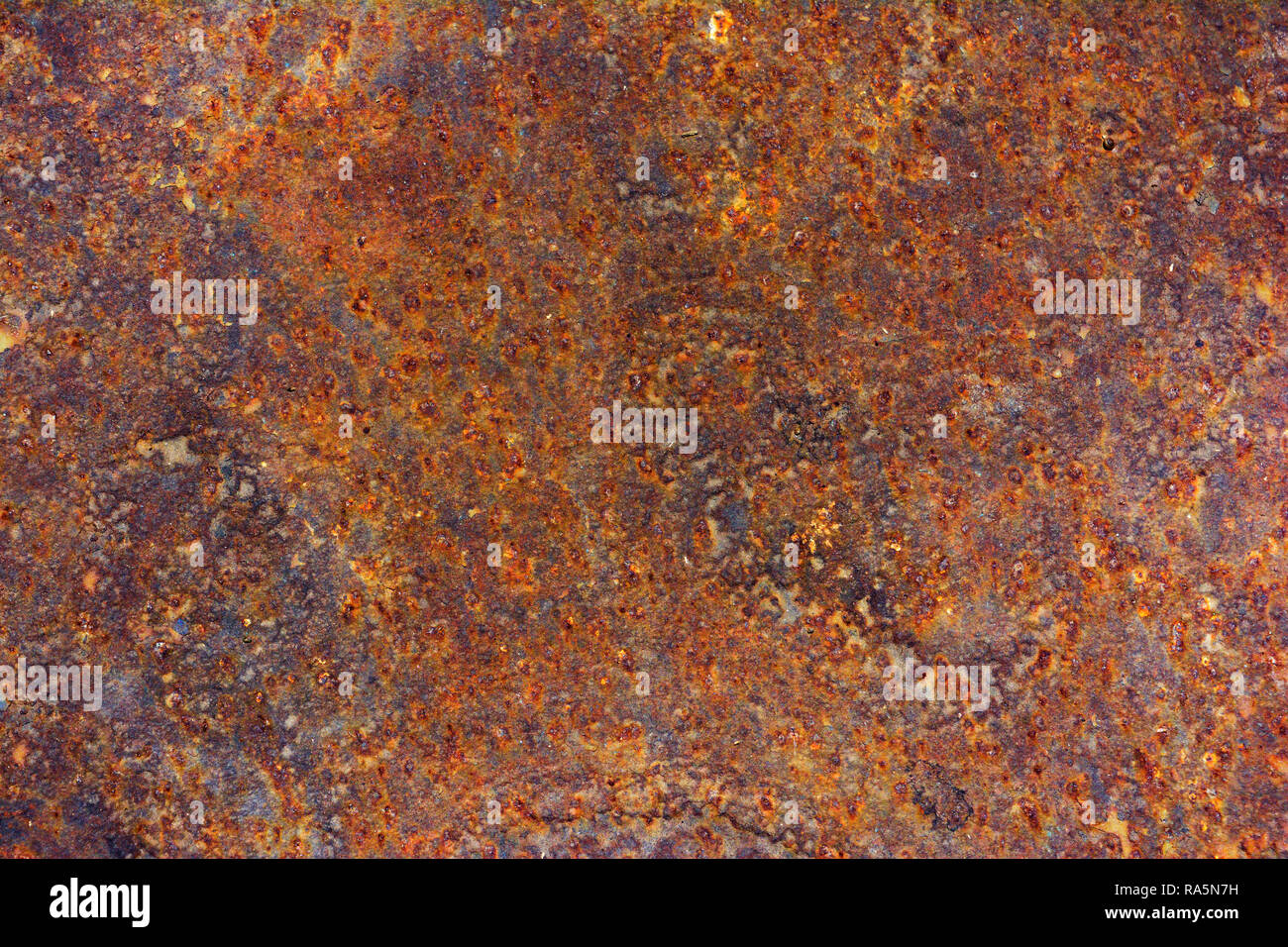 The vintage rusty grunge steel textured background Stock Photo
