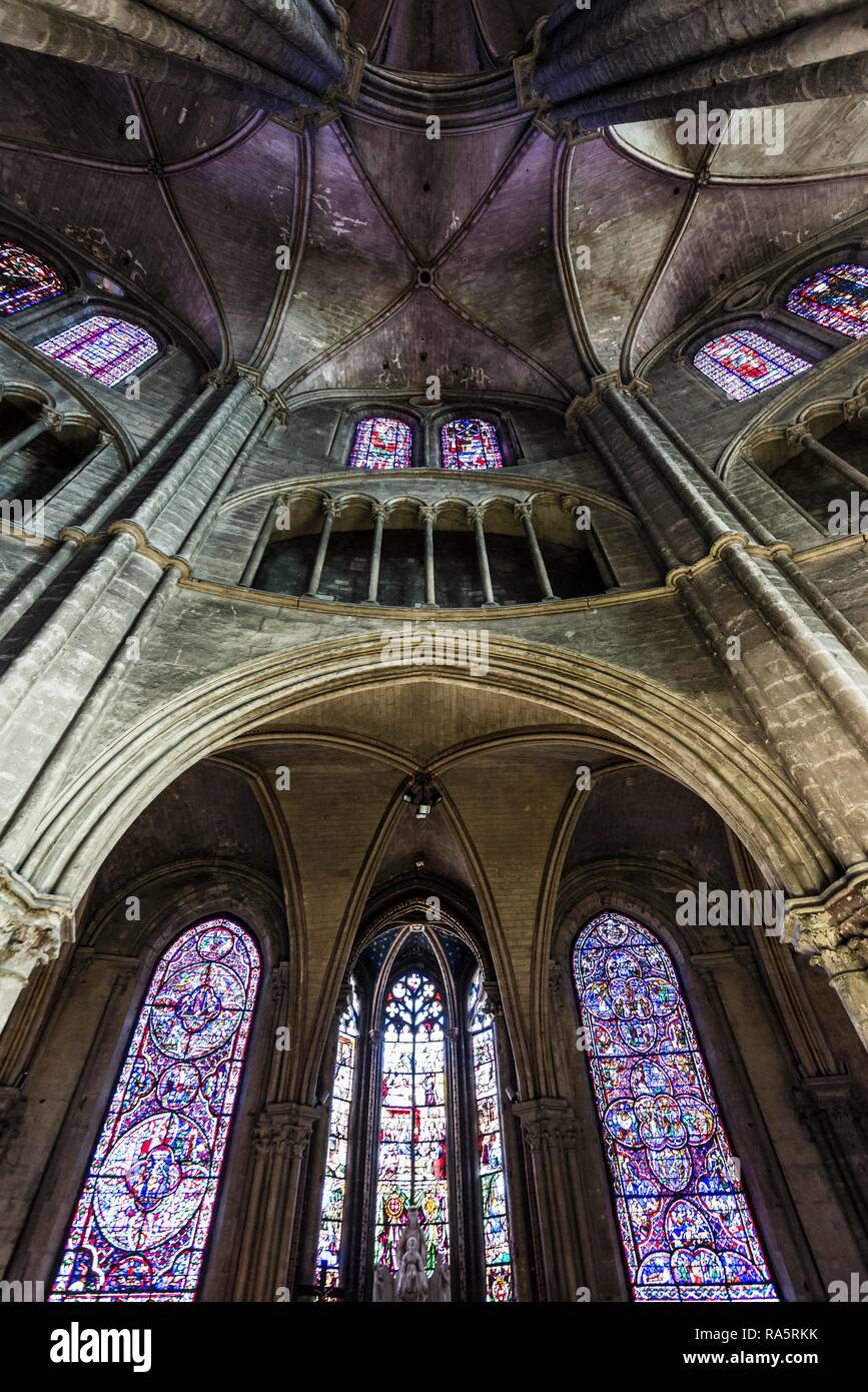 Saint Etienne Cathedral, UNESCO World Heritage Site, Bourges, Cher Department, Centre-Val de Loire Region, France Stock Photo