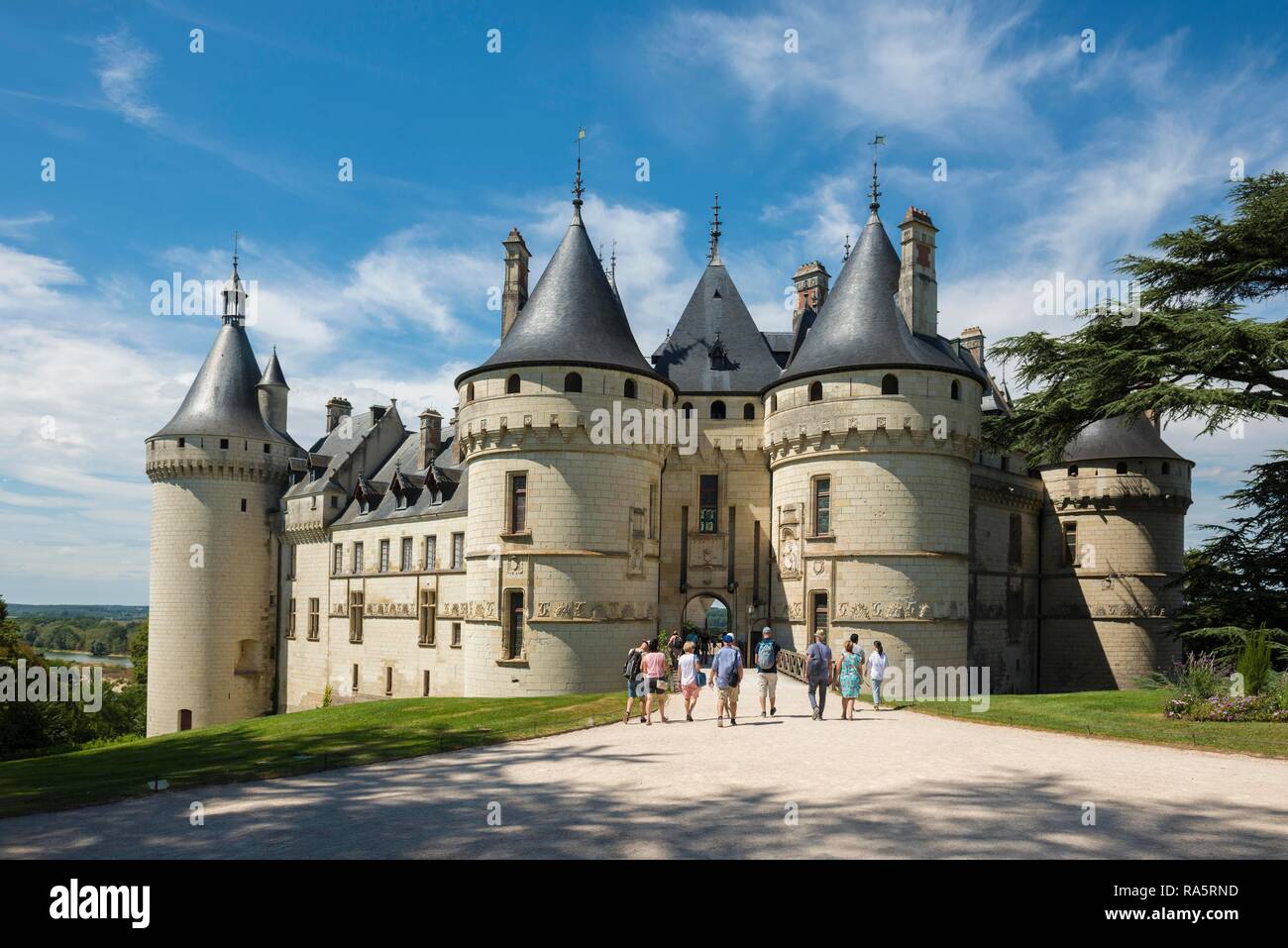 Chaumont Castle Château de Chaumont, Chaumont-sur-Loire, Loire, Département Loir-et-Cher, France Stock Photo