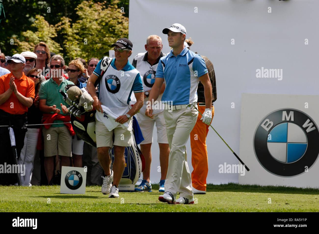 Martin Kaymer, German professional golfer, taking part at the BMW ...