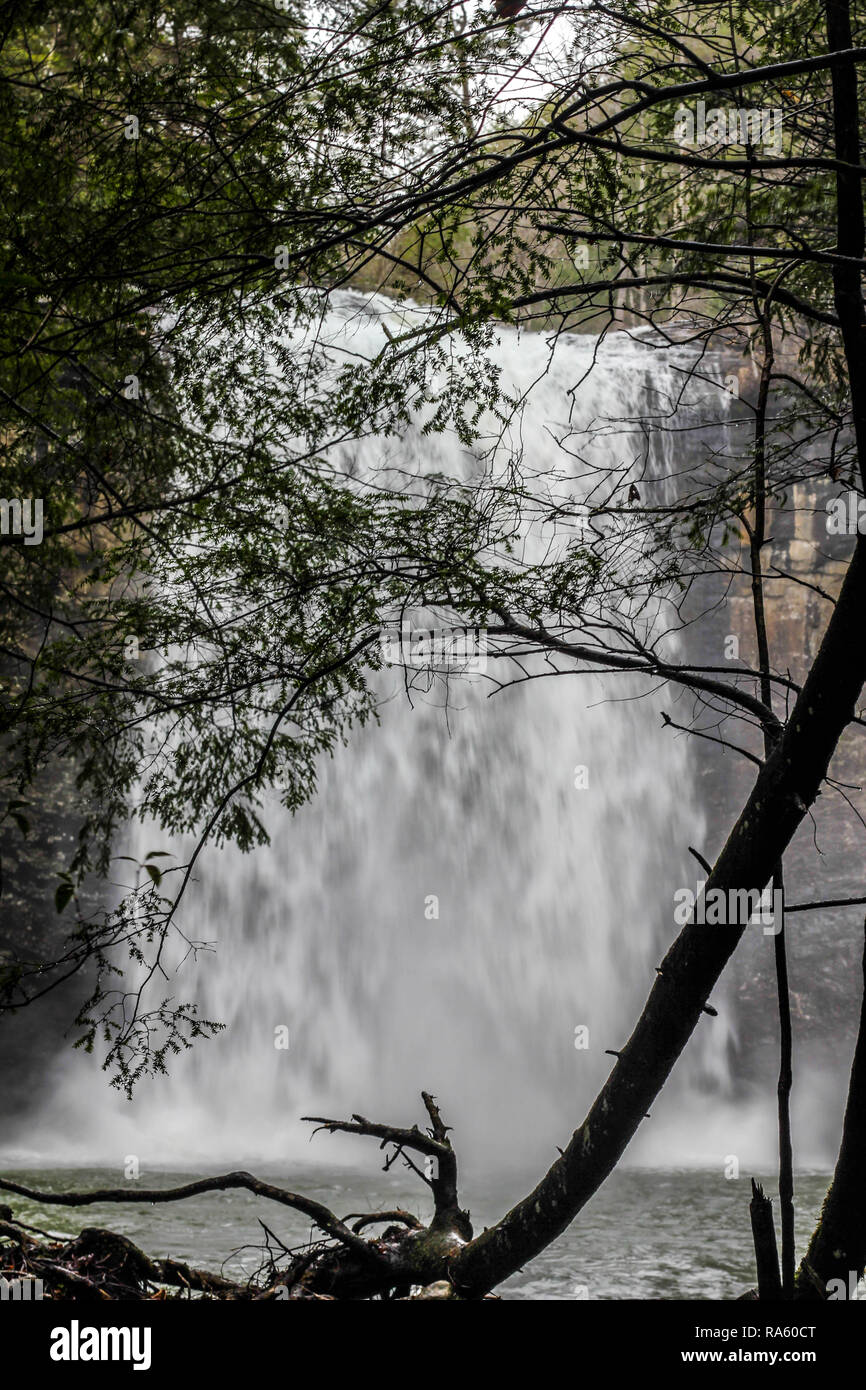 Taken at base of waterfall in Foster Falls Stock Photo Alamy