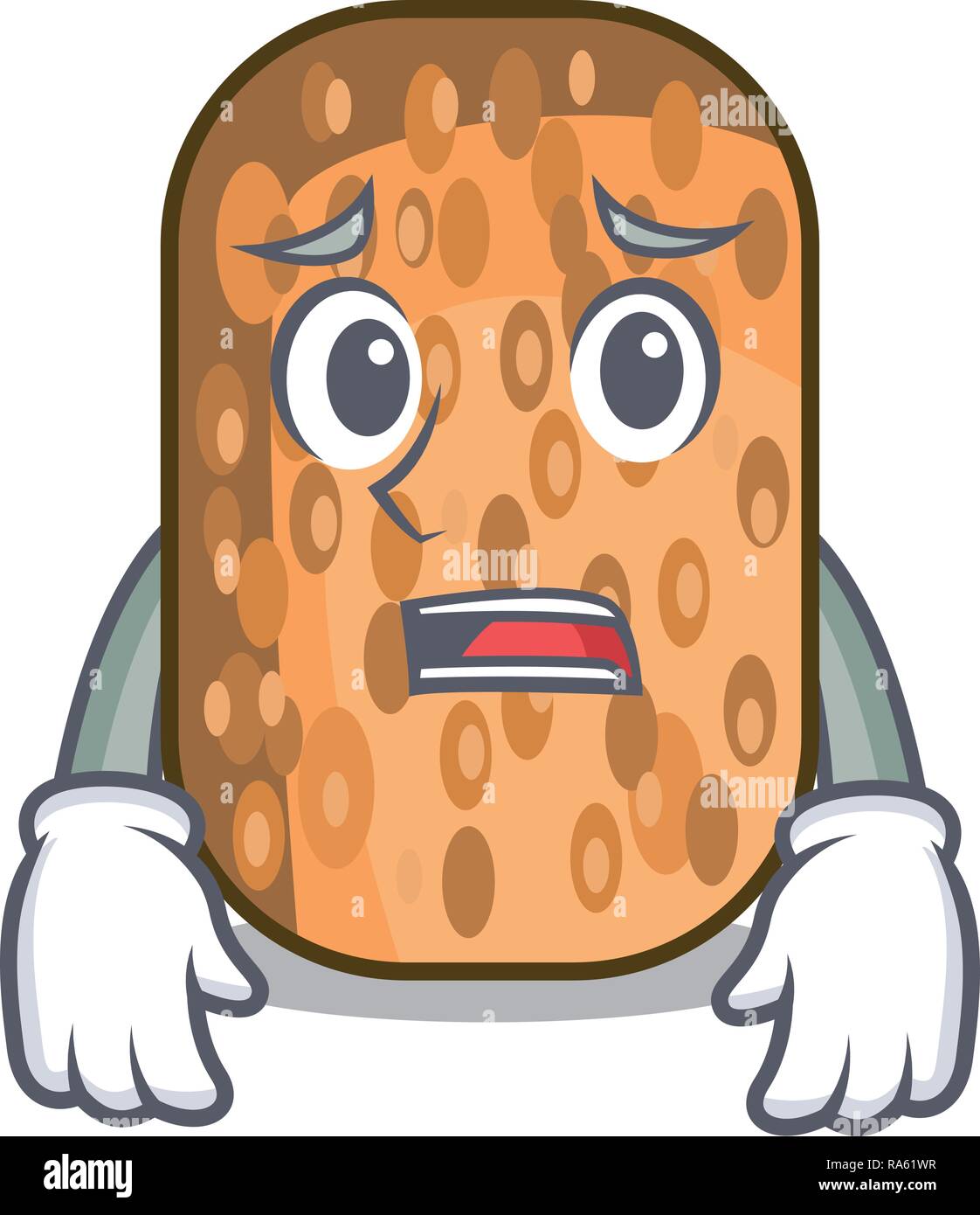 Frying Afraid Afraid fried tempeh snack above cartoon leaf Stock Vector Image & Art ...