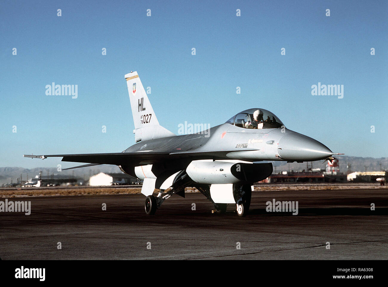 1979 - Front view of an F-16 Fighting Falcon aircraft from Tactical ...
