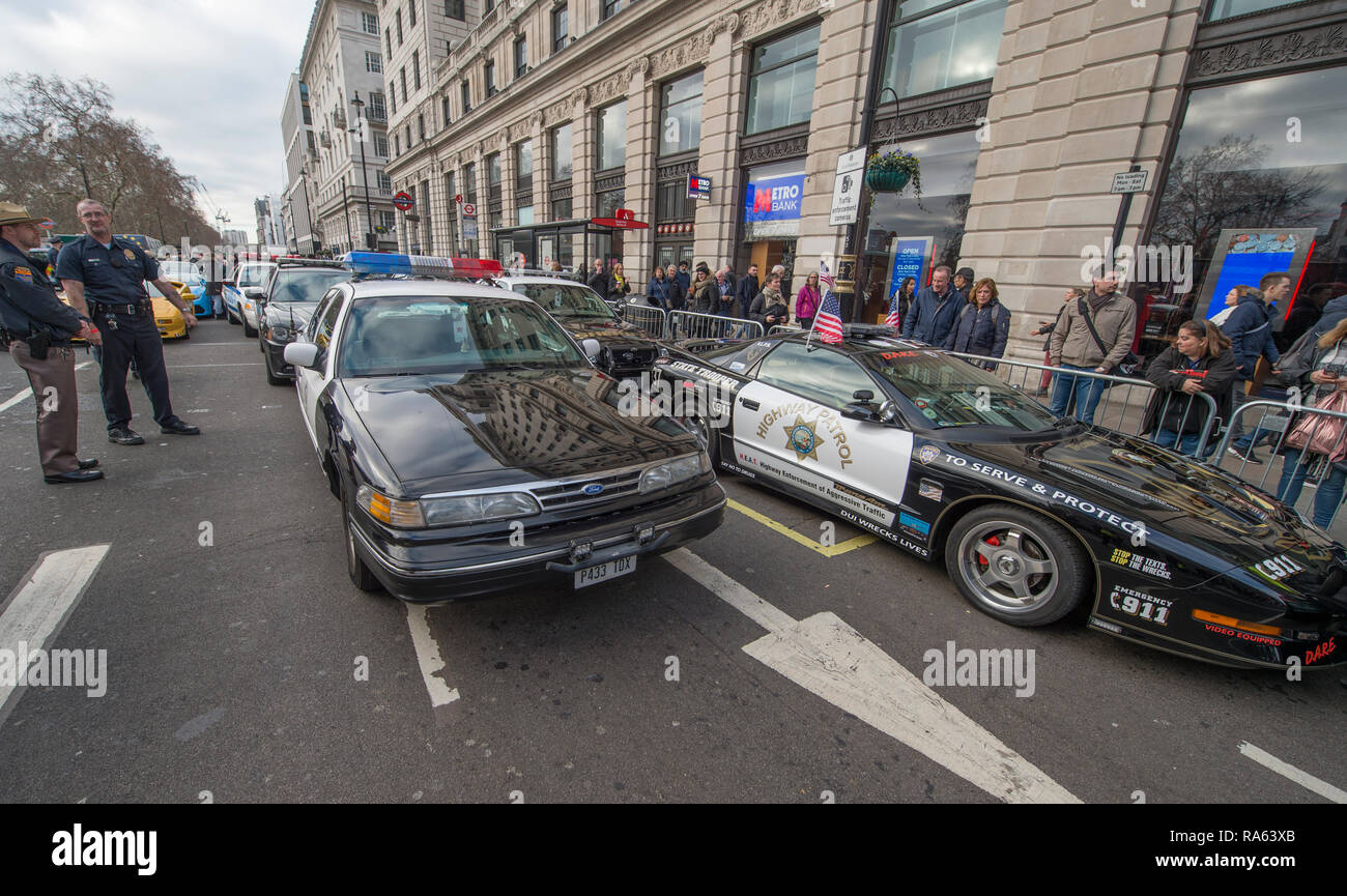 2019 London New Years Day Parade on 1st January, from Piccadilly to