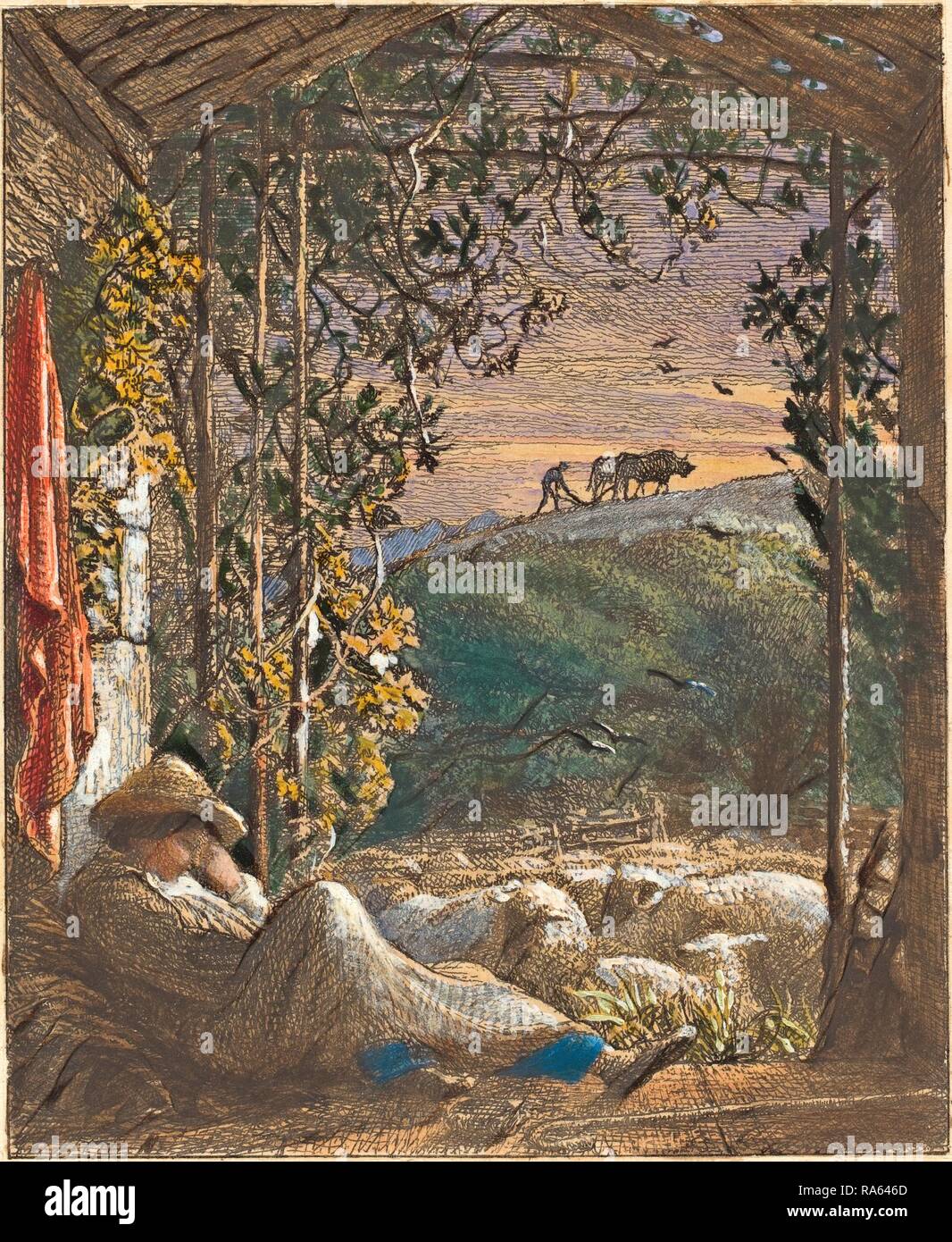 1857 samuel palmer hi-res stock photography and images - Alamy