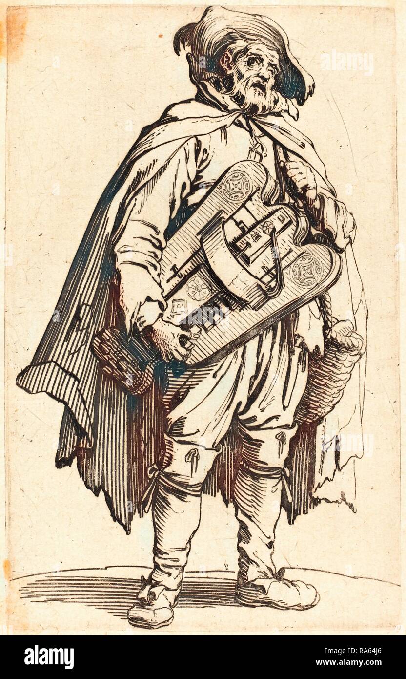 Jacques Callot French 1592 1635 The Hurdy Gurdy Player C 1622 jacques-callot-french-1592-1635-the-hurdy-gurdy-player-c-1622