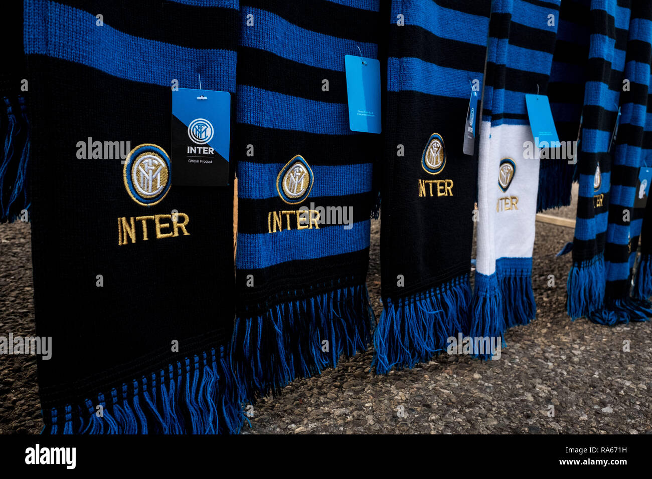 Inter milan football shirts hi-res stock photography and images - Alamy