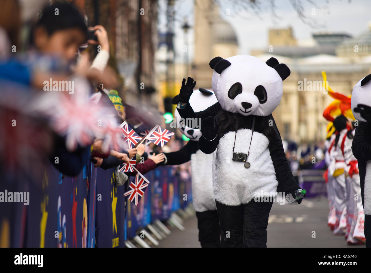 London Chinese Chinatown Association, UK, at London's New Year's Day ...