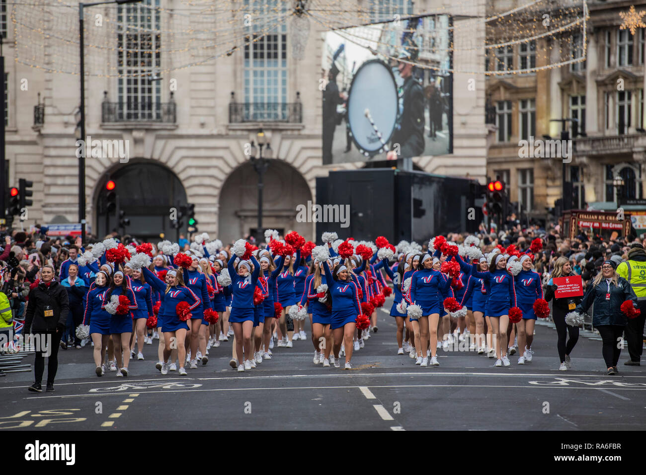 London, UK. 1st January, 2019. The Varsity Spirit AllAmerican UCA