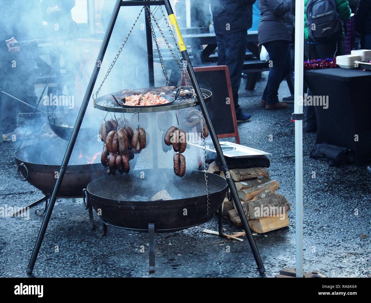 Cooked Over Open Fire Stock Photos Cooked Over Open Fire Stock