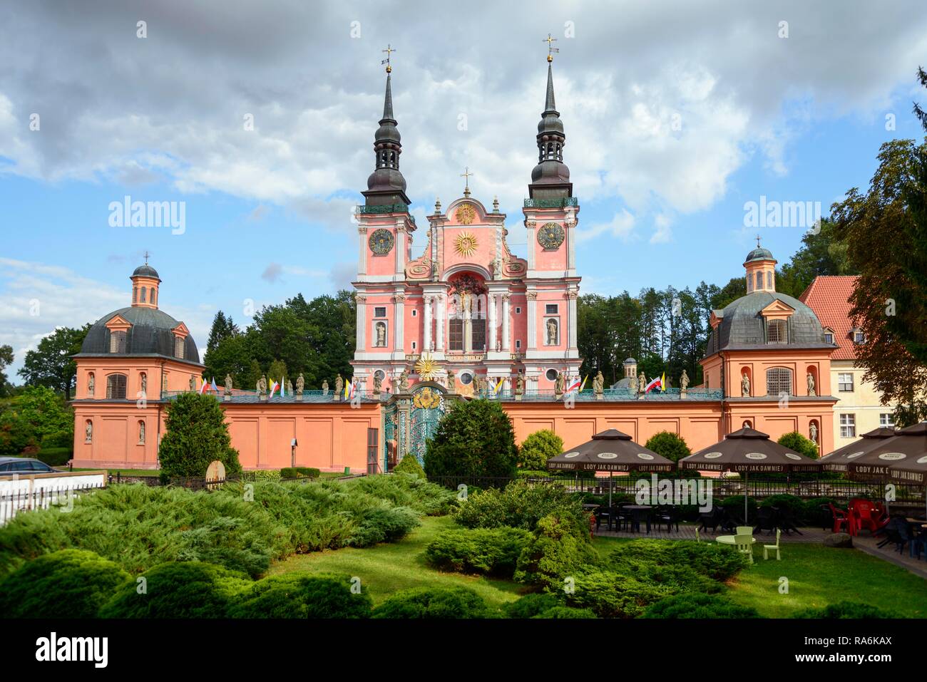 Pilgrimage church, Święta Lipka, Warmia-Masuria Province, Poland Stock Photo