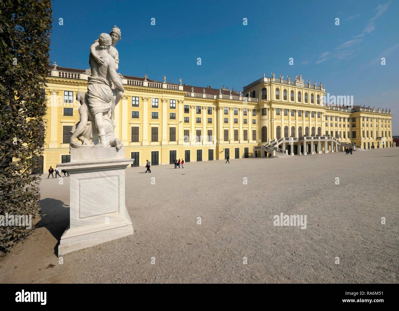 Schoenbrunn Castle, Vienna, Austria Stock Photo