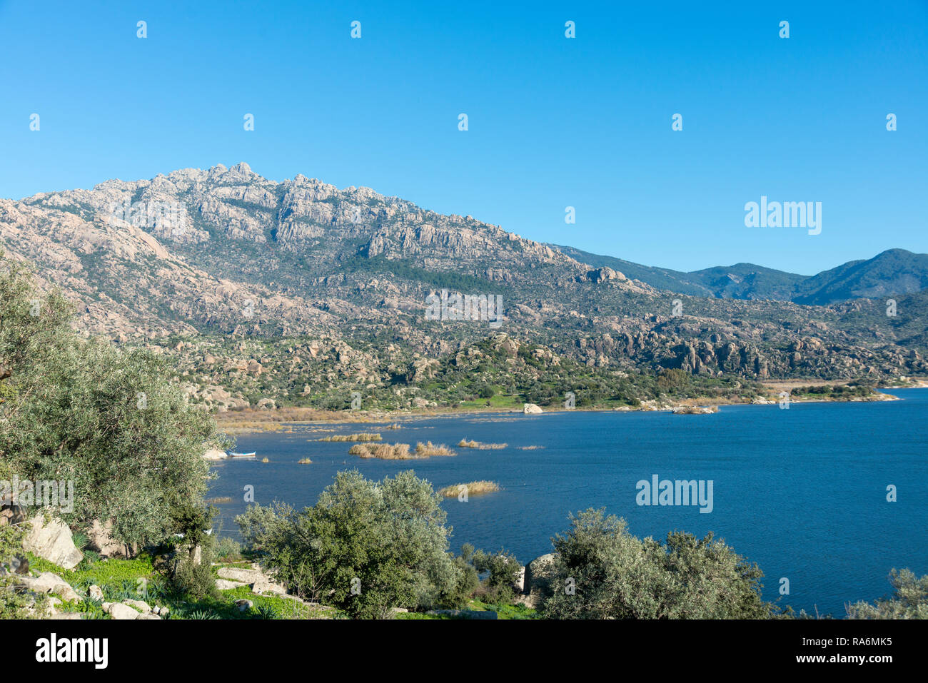 Lake Bafa Nature Park is a lake and a nature reserve situated in  southwestern Turkey, part of it within the boundaries of Milas district of  Muğla prov Stock Photo - Alamy