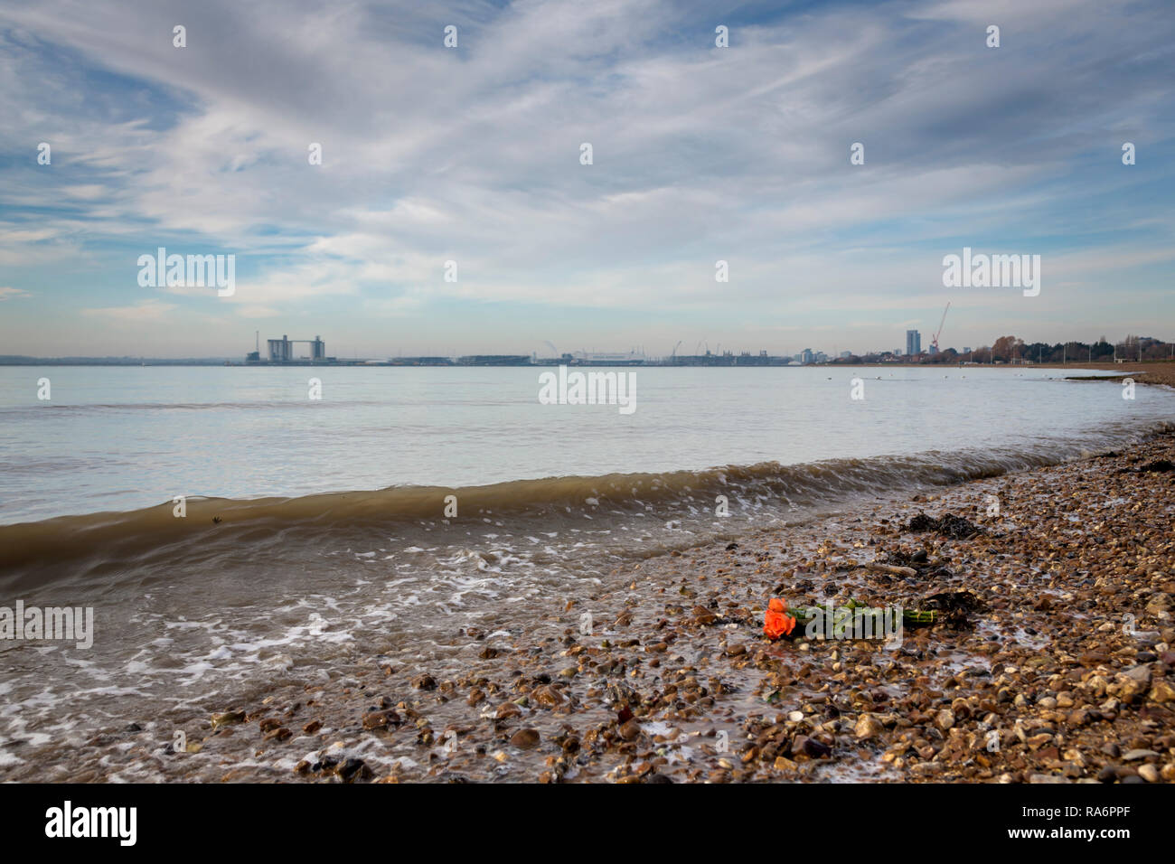 View from Weston Shore Stock Photo