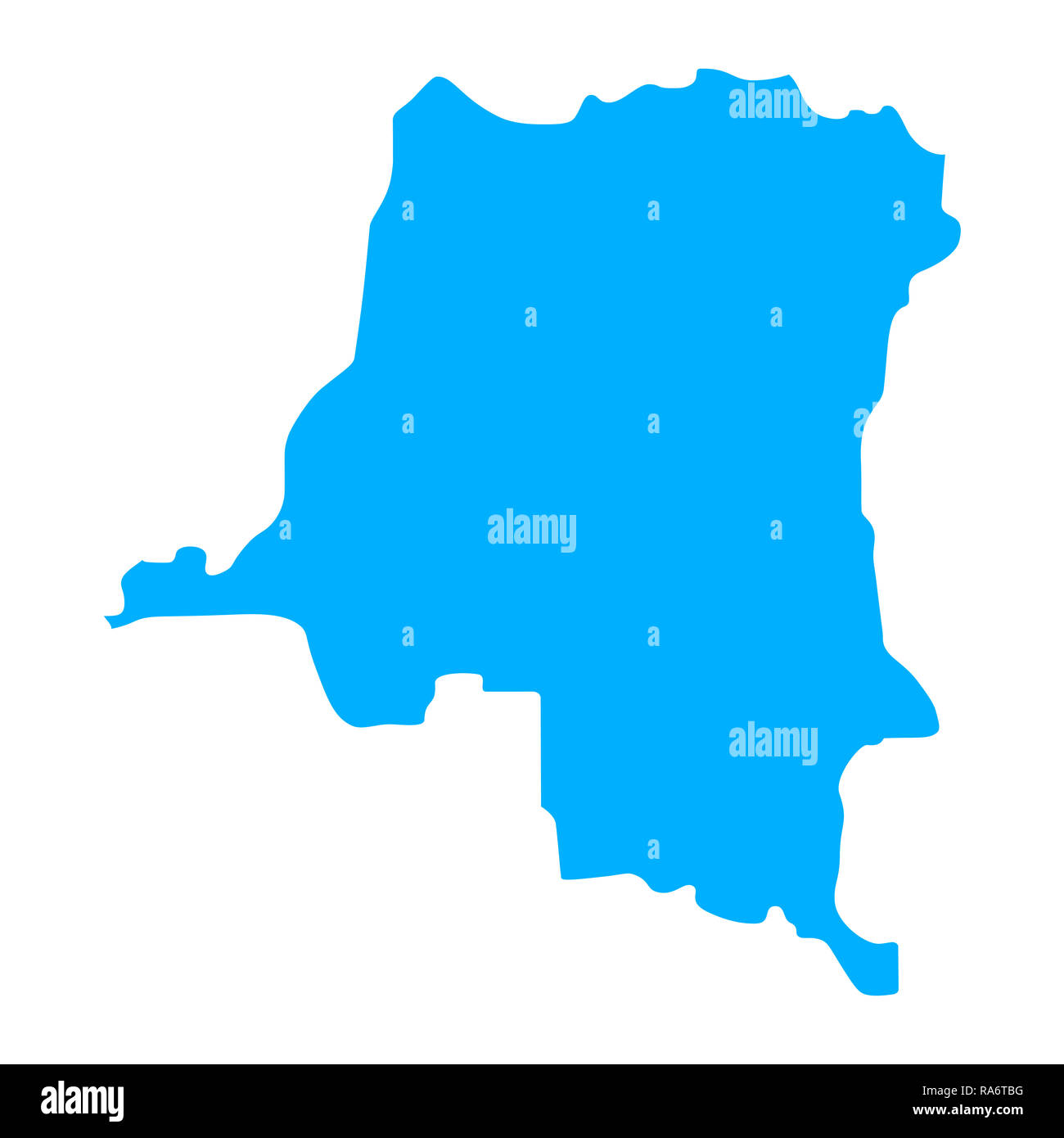 Republic of the congo silhouette hi-res stock photography and images ...