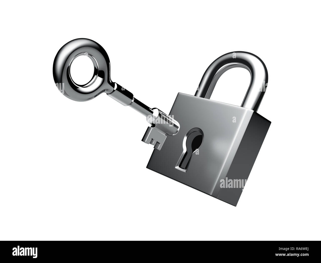Lock with key Royalty Free Vector Image - VectorStock