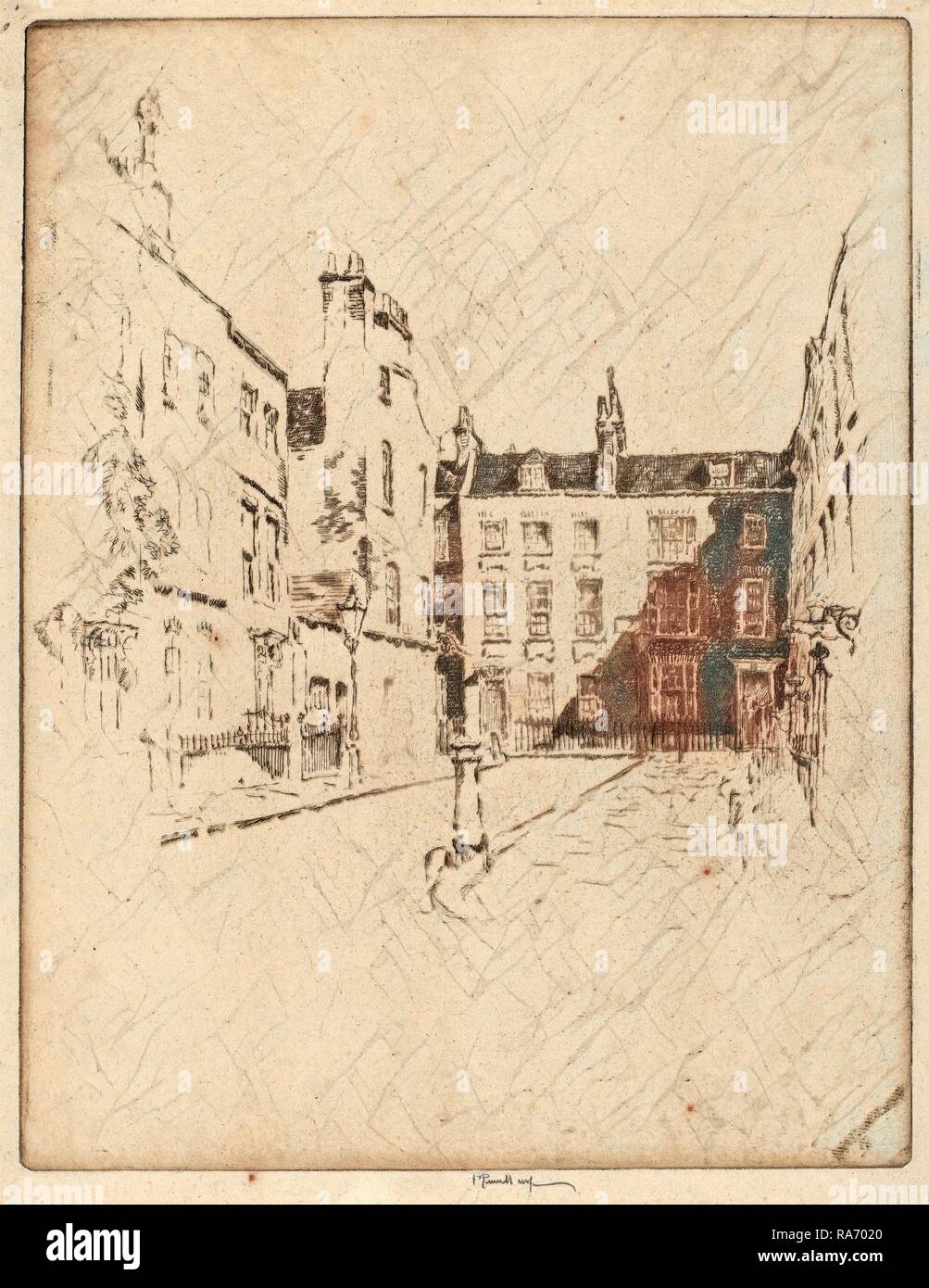 Joseph Pennell, Cowley Street, Westminster, American, 1857 1926, 1906