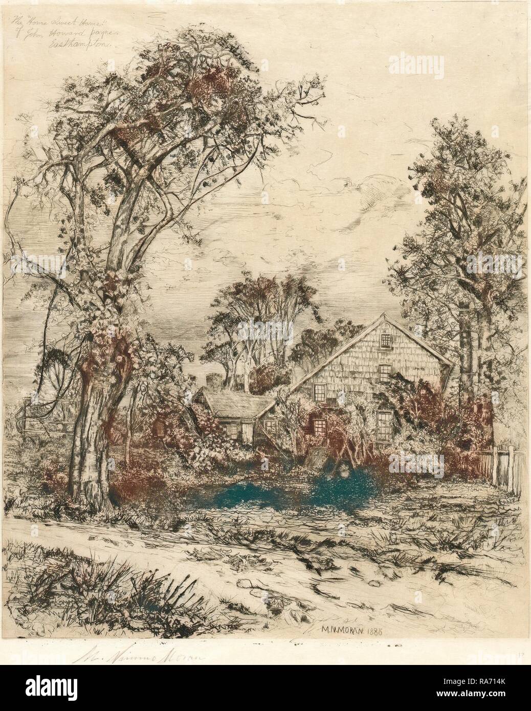 Mary Nimmo Moran, American (18421899), The Home Sweet Home of John