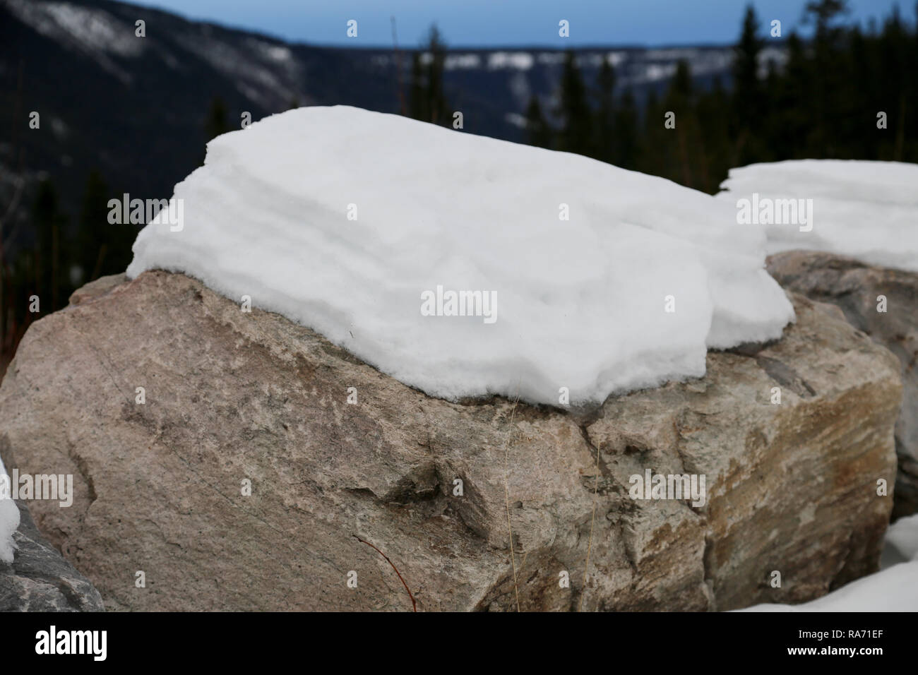 Snow On Rock Stock Photo Alamy Snow On Rock Stock Photo Alamy