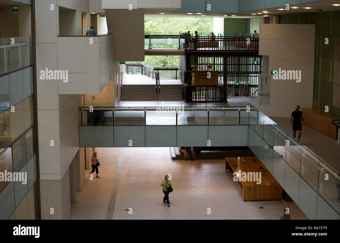 Queensland State Library, Brisbane, Queensland, Australia Stock Photo