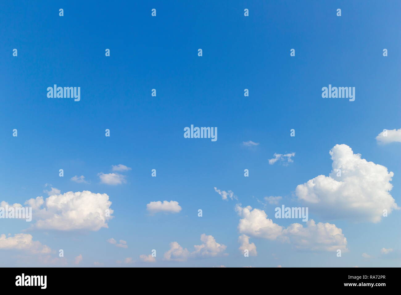 Blue sky with cloud nature background Stock Photo - Alamy