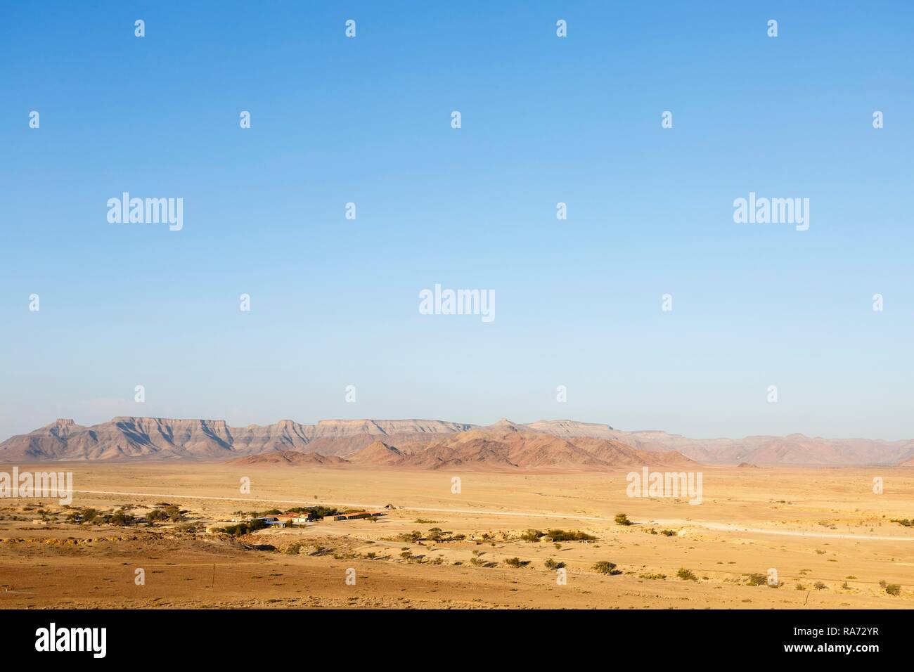 Elegant Desert Lodge, Sesriem, Namibia Stock Photo