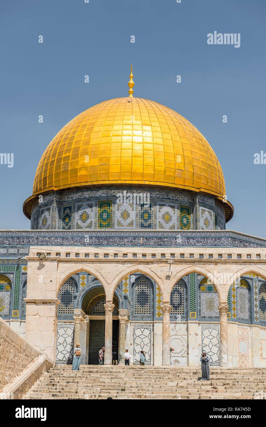 Stairs With Archway, Dome Of The Rock, Also Qubbat As-sachra, Kipat 