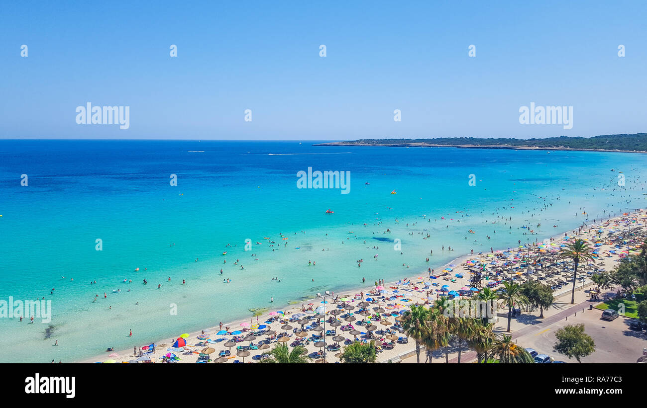 Mallorca Cala Millor Beach Stock Photo Alamy mallorca-cala-millor-beach-stock-photo-alamy
