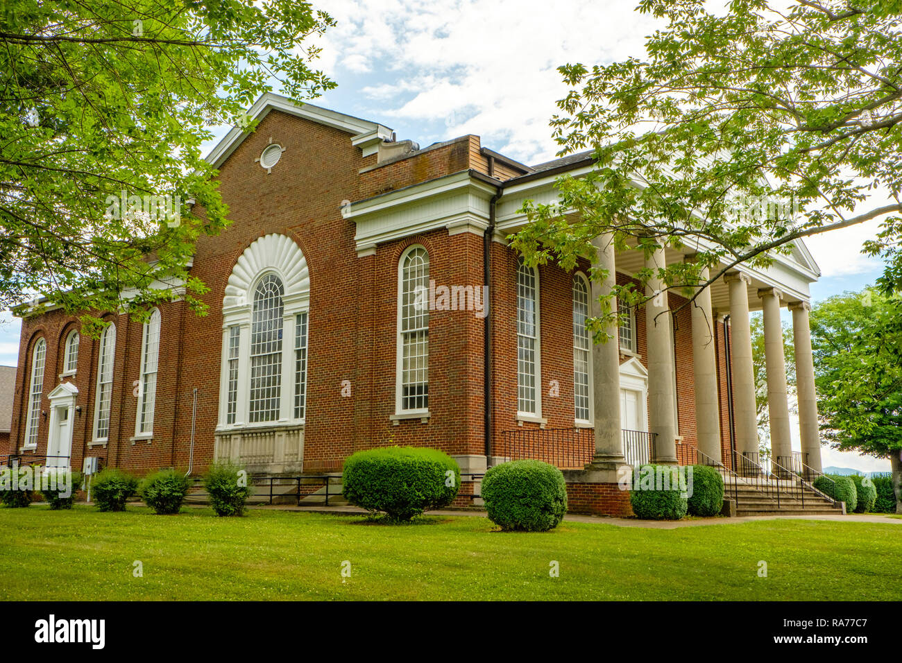 Old Providence Associated Reformed Presbyterian Church, 1005 Spottswood Road, Spottswood, Virginia Stock Photo