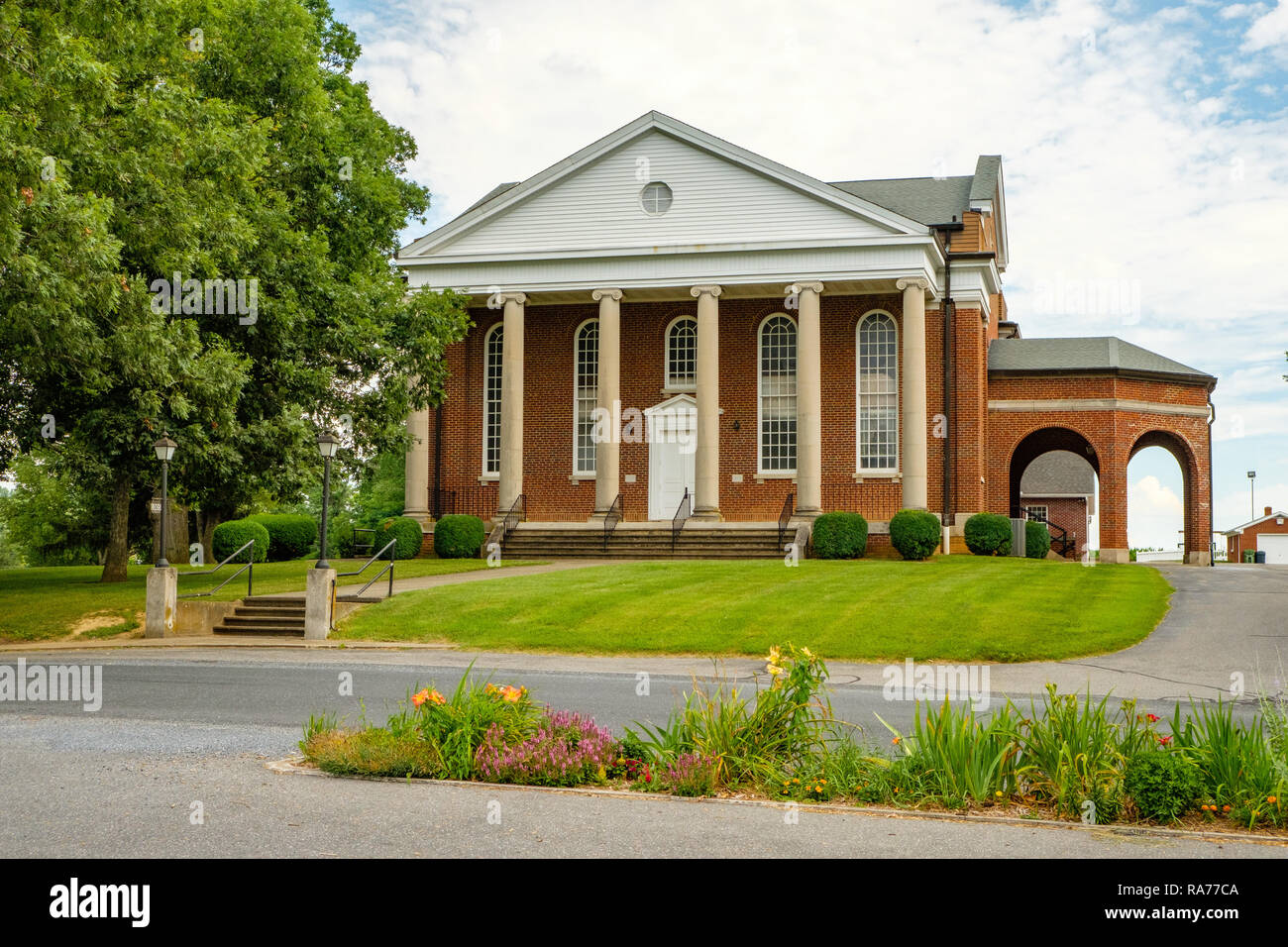 Old Providence Associated Reformed Presbyterian Church, 1005 Spottswood Road, Spottswood, Virginia Stock Photo