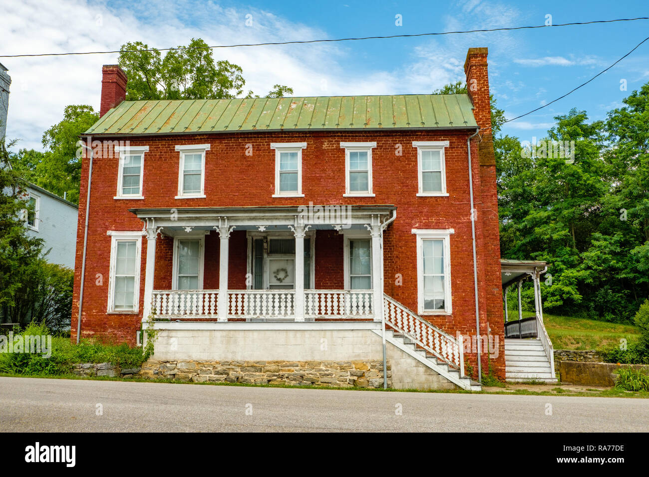 John Randolph House, 3717 Middlebrrok Village Road, Middlebrook, Virginia Stock Photo