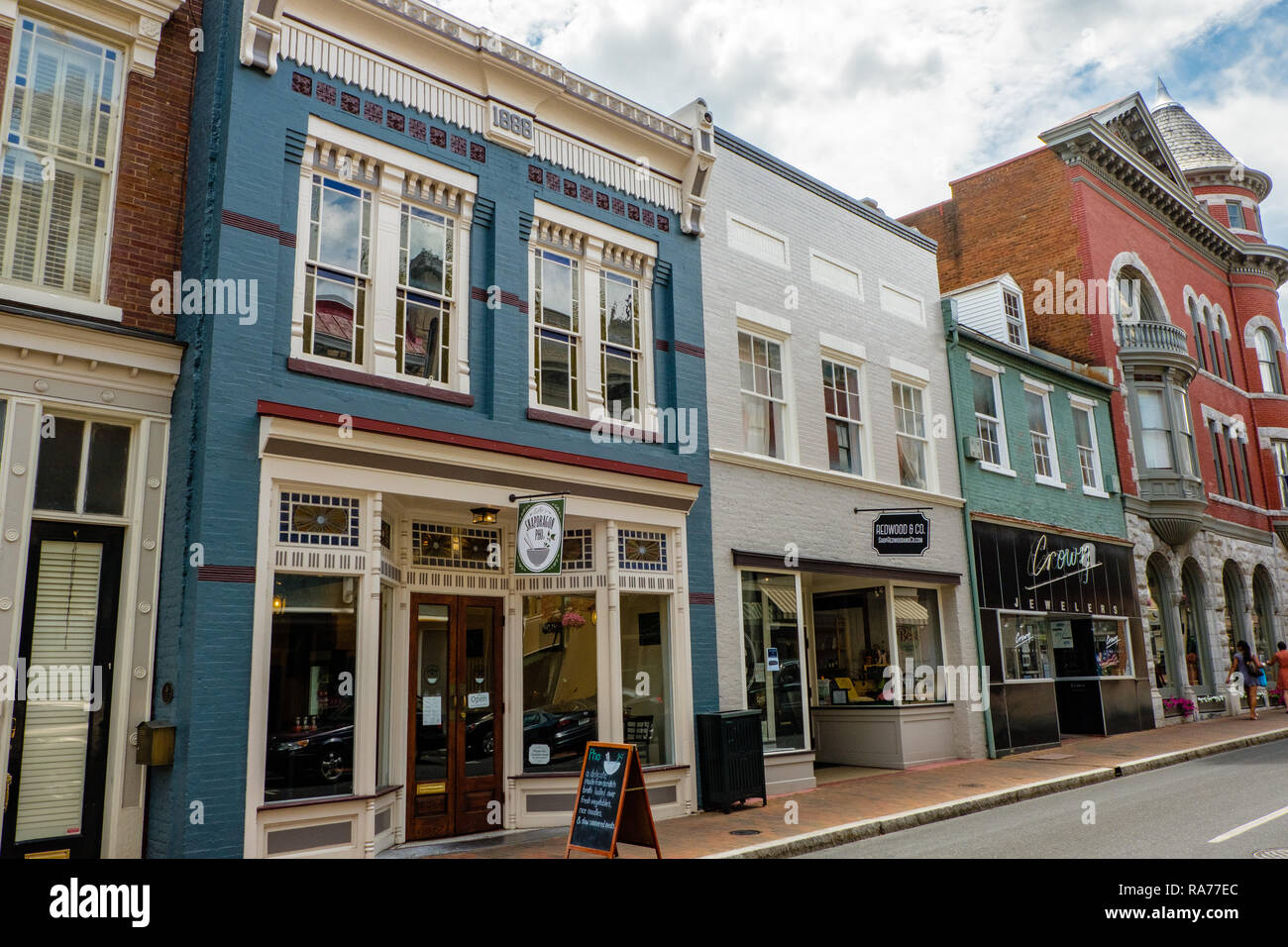 Beverley Street, Staunton, Virginia Stock Photo Alamy