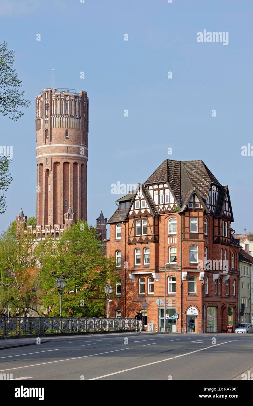 Water tower, Lüneburg, Lower Saxony, Germany Stock Photo