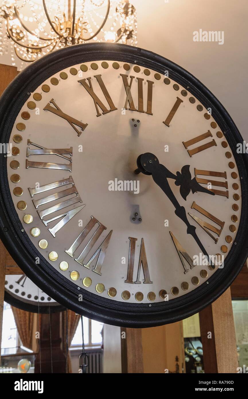 Close Up Of An Old Clock With Roman Numbers Hi-res Stock Photography ...