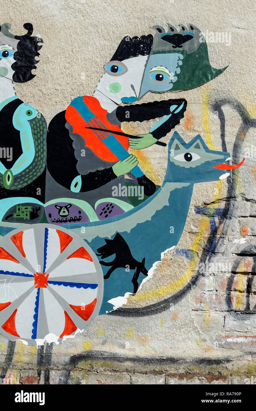 Graffiti, Kaunas, Lithuania, Europe Stock Photo Alamy