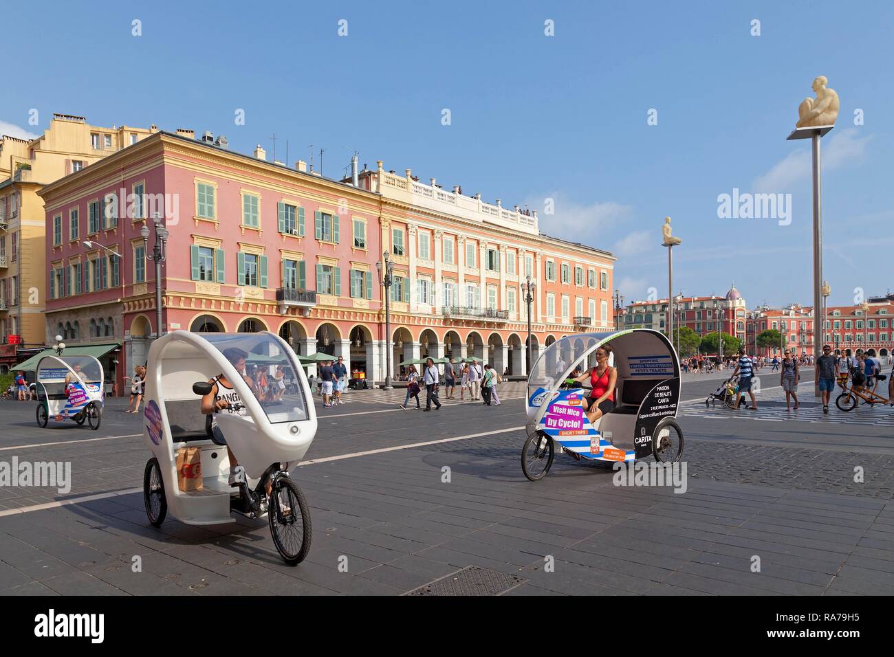 Place Massena, Nice, Alpes-Maritimes, Provence-Alpes-Côte d'Azur, France Stock Photo