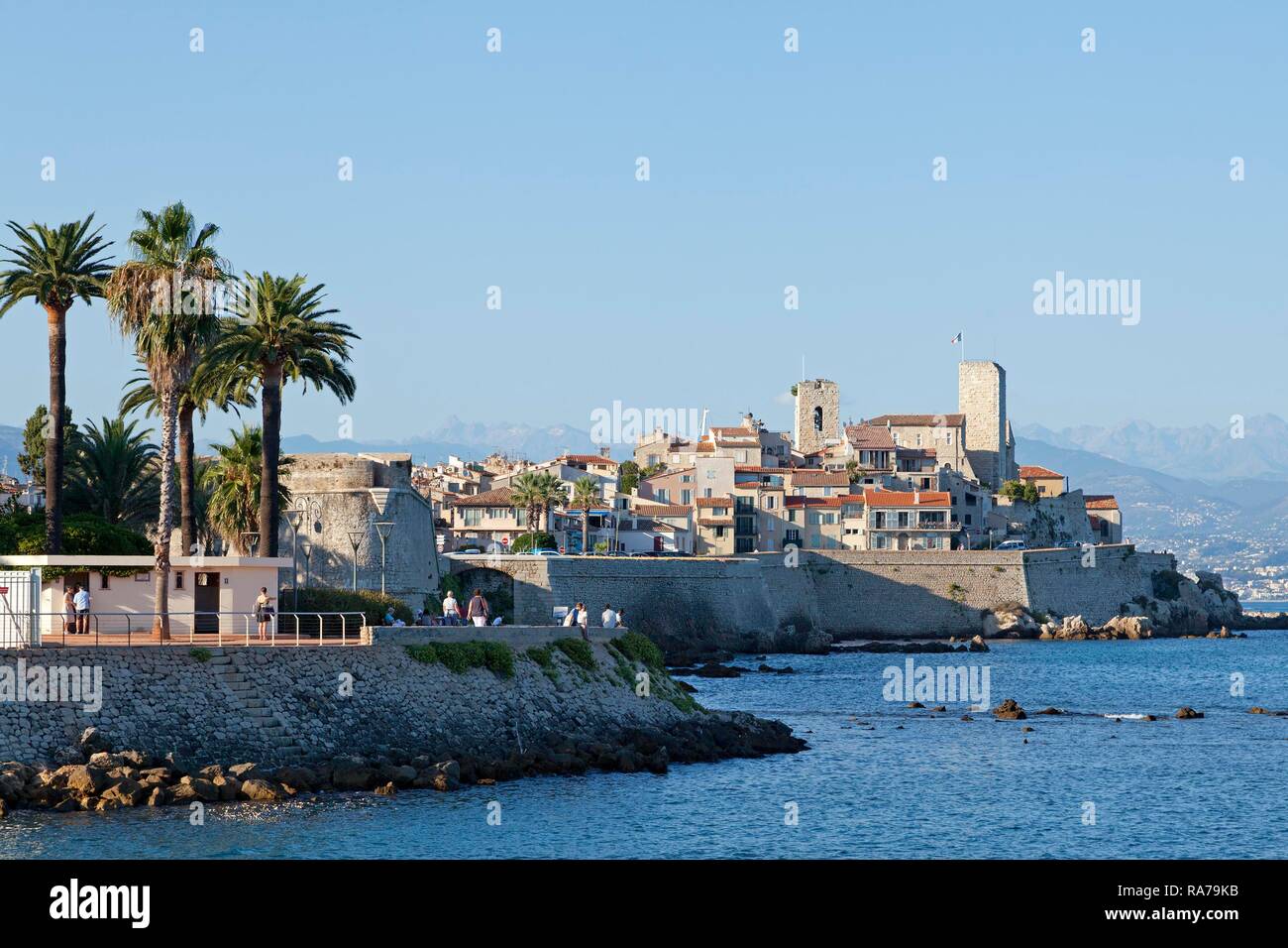 Old town, Antibes, Cote d'Azur, France Stock Photo