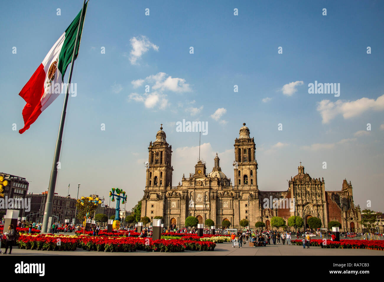 The Metropolitan Cathedral in Mexico City, Mexico Stock Photo