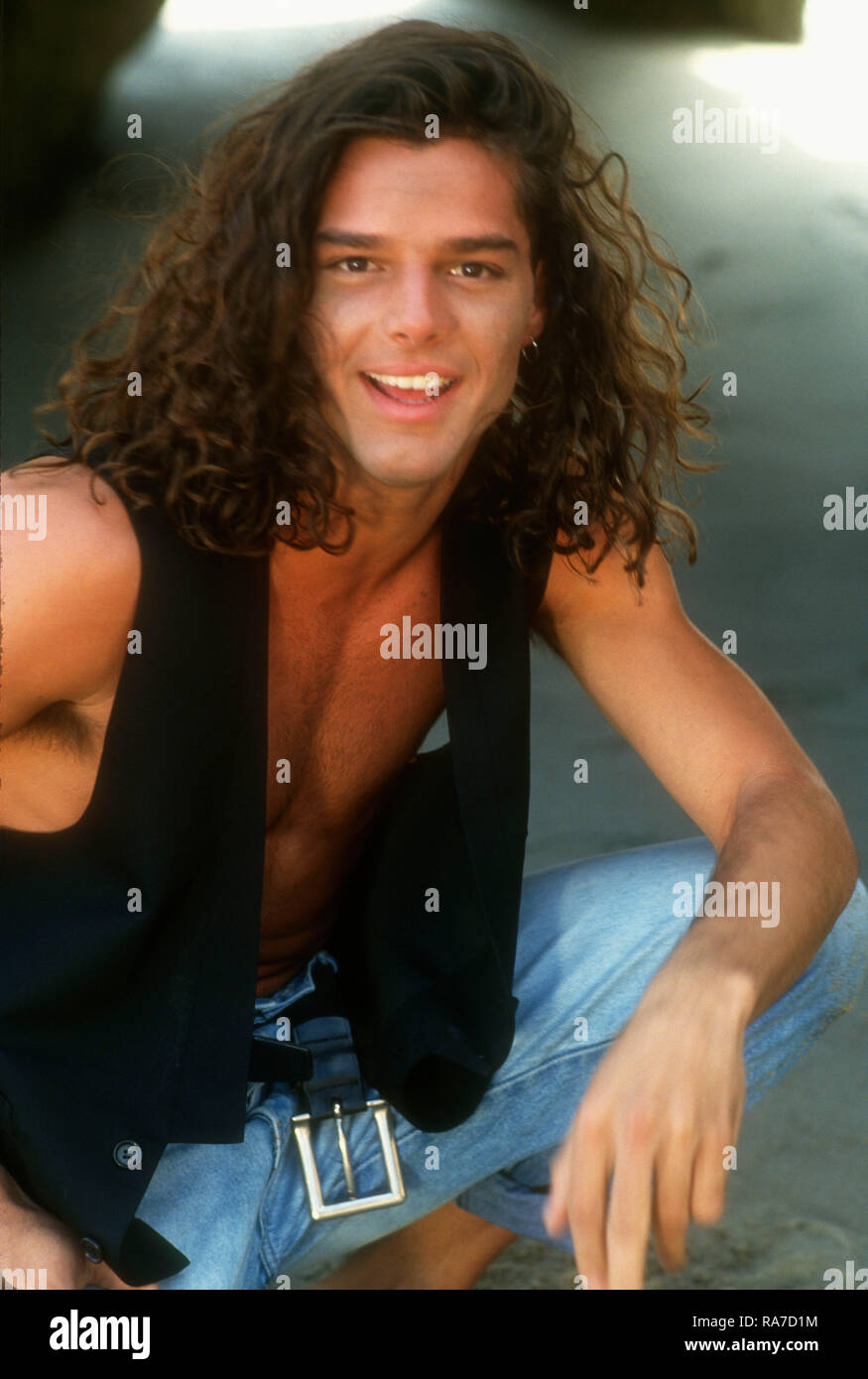 Malibu Ca July 18 Exclusive Singer Ricky Martin Poses At A