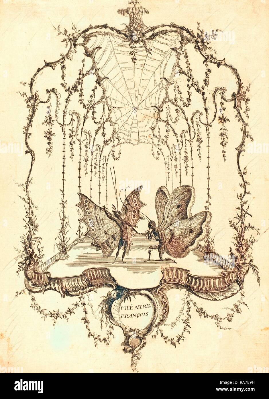 Charles Germain de SaintAubin, French (17211786), Théâtre Français